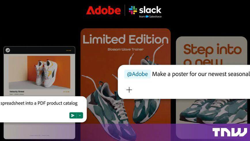 Adobe for Slack turns chat threads into Firefly images, video and PDFs